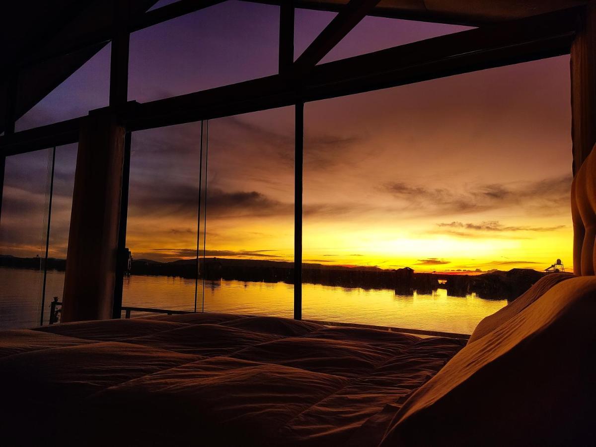 Titicaca Habitación Vista al lago Puno Exterior foto