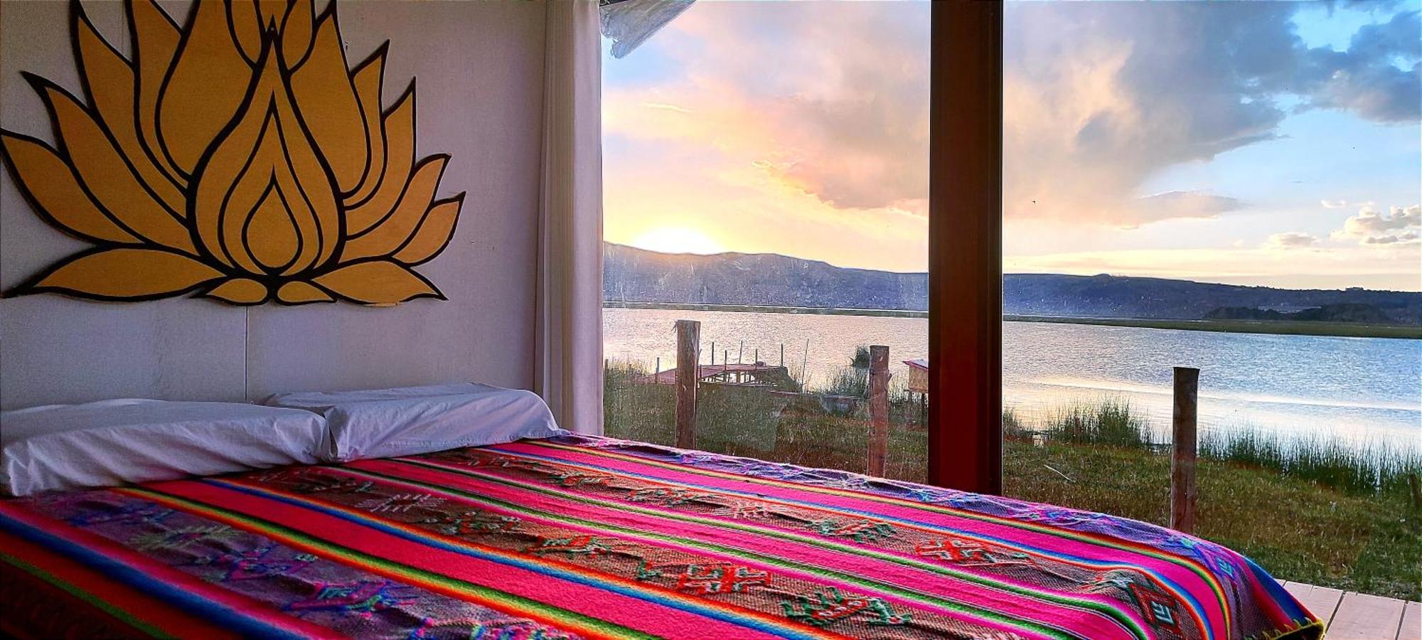 Titicaca Habitación Vista al lago Puno Exterior foto