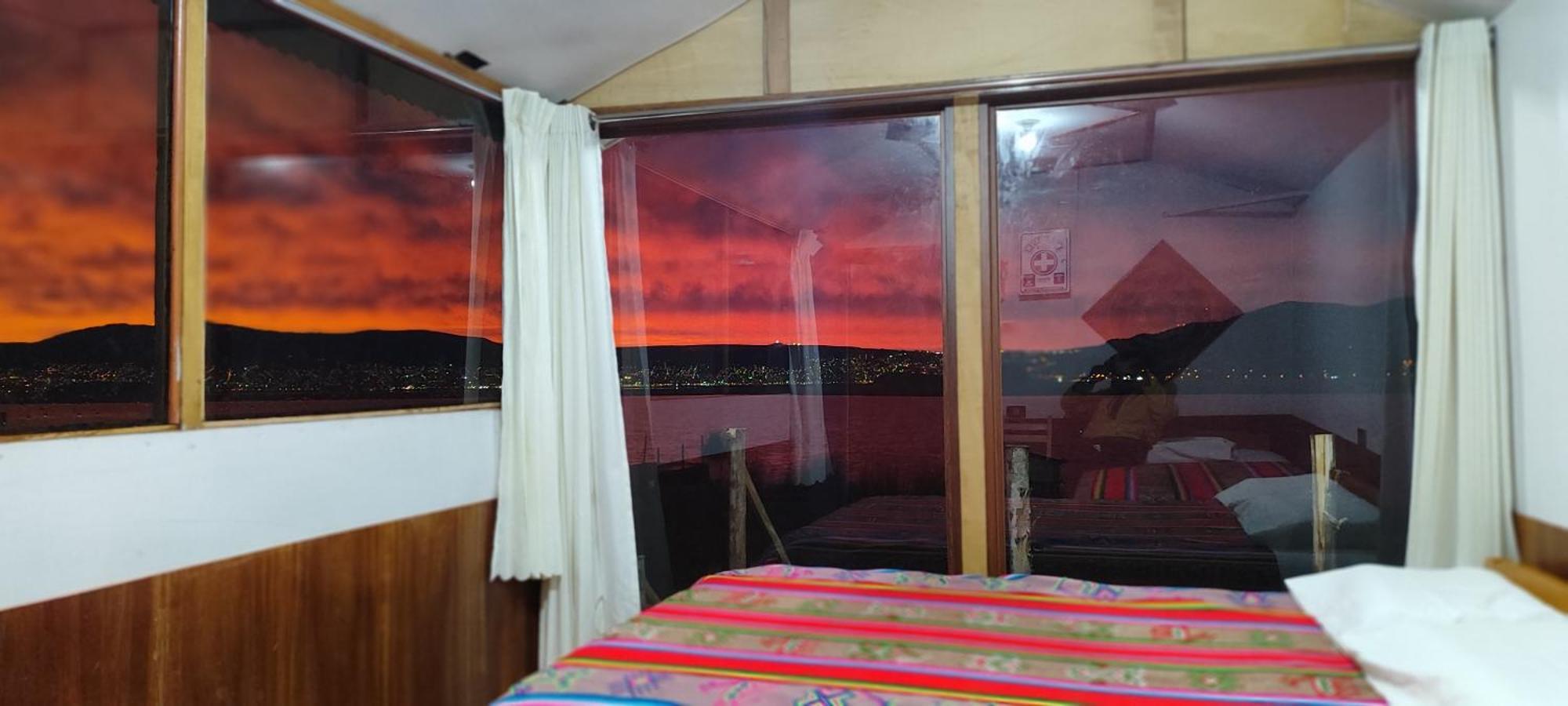 Titicaca Habitación Vista al lago Puno Exterior foto