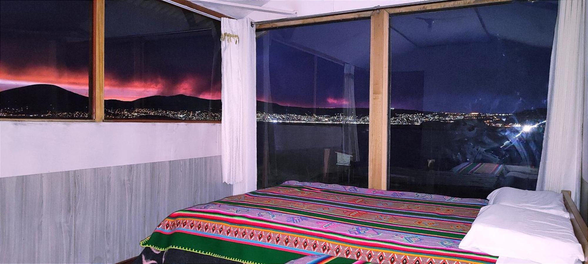 Titicaca Habitación Vista al lago Puno Exterior foto